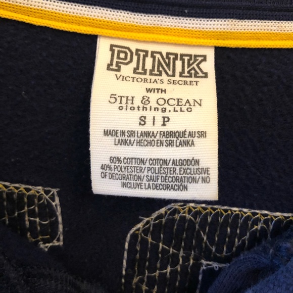 VS PINK SD Sequin Padres Sweater SZ. S - Picture 5 of 5